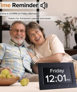Elosung 7 Inch Digital Day Clock Auto Dimming - Image 3