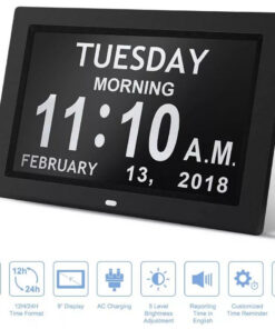 Elosung 10.1 Inch Digital Clock with Medication Reminders - Image 5