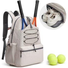 Elosung Tennis Backpack with Water Resistant Fabric – image 1