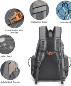 Elosung Tennis Backpack with Water Resistant Fabric - Image 4