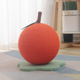 Elosung Orange Cat Scratcher with Durable Sisal – image 1