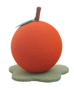 Elosung Orange Cat Scratcher with Durable Sisal - Image 3