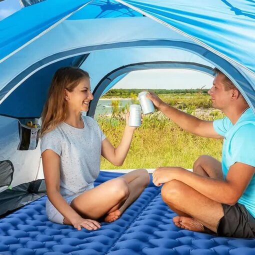 Elosung Inflatable Camping Mat with Foot Pump – image 6
