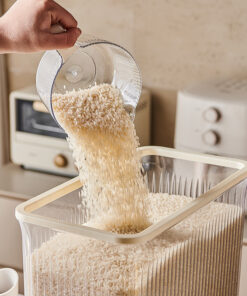 Elosung 10kg Rice Dispenser with Press Control - Image 3