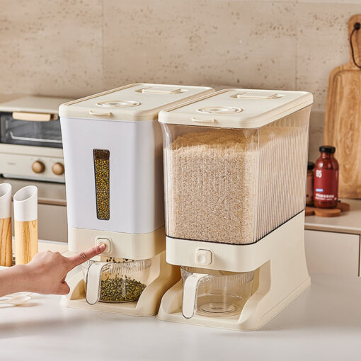 Elosung 10kg Rice Dispenser with Press Control – image 5