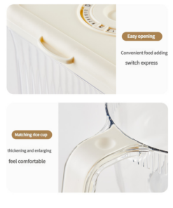Elosung 10kg Rice Dispenser with Press Control - Image 6