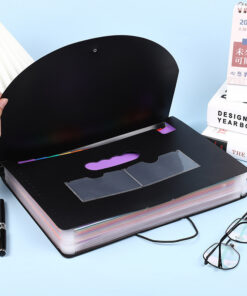 Elosung 2 Pack A4 File Folders Rainbow Interior - Image 4