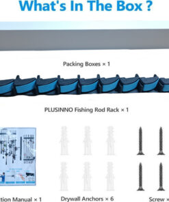 Elosung Fishing Rod Rack 9-Slot ABS - Image 4