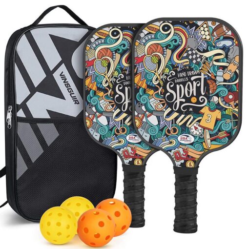 Elosung Pickleball Paddle Set with Honeycomb Core – image 2