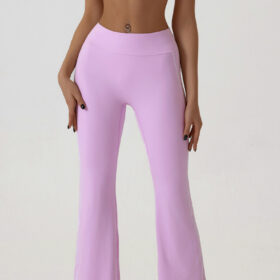 Elosung Pink Flared Activewear Set Size XL – image 1