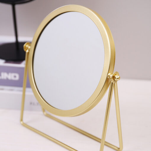 Elosung Gold 360° Tabletop Makeup Mirror – image 3