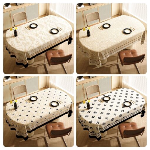 Elosung PVC Tablecloth 140 x 220 cm Oil Resistant – image 2