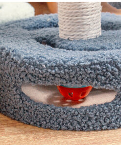 Elosung Sunflower Cat Scratcher with Plush Toys - Image 6