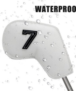 Elosung Red Golf Iron Covers Set of 10 Waterproof - Image 7