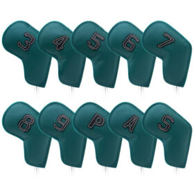 Elosung Golf Iron Head Covers Set of 10 Dark Green – image 1