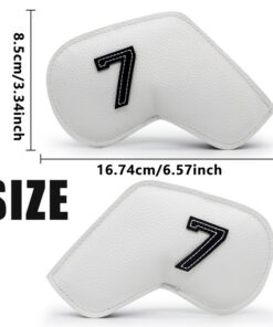 Elosung Golf Iron Head Covers Set of 10 Dark Green - Image 5