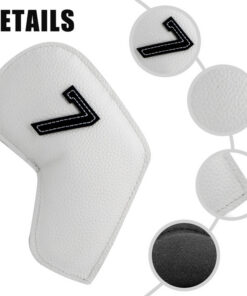 Elosung Golf Iron Covers Set of 10 Yellow PU Leather - Image 6