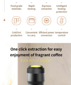Elosung Portable Espresso Maker with 72W Heating - Image 3