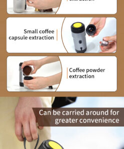 Elosung Portable Espresso Maker with 72W Heating - Image 5