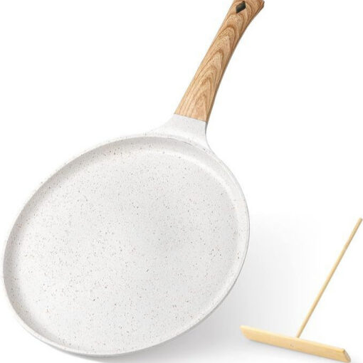 Elosung White 28cm Non-Stick Crepe Pan – image 1