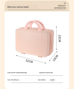 Elosung Mini ABS Suitcase, Lightweight 31 cm - Image 4