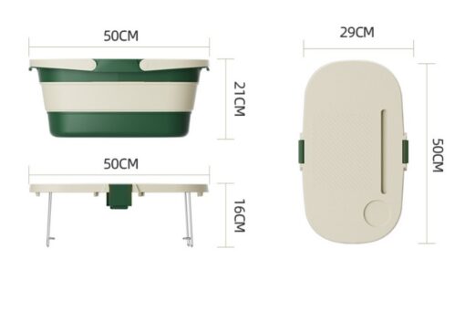 Elosung Foldable Picnic Basket with 16.5L Tray – image 5