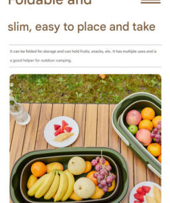 Elosung Foldable Picnic Basket with Tray 16.5L - Image 4