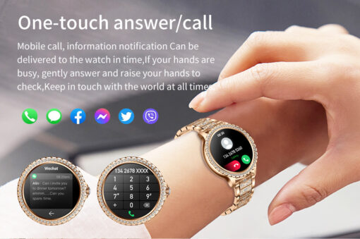 Elosung Women's Smartwatch with Bluetooth Calls – image 5