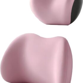 Elosung Pink Memory Foam Headrest & Lumbar Set – image 1