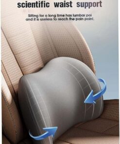 Elosung Brown Car Cushion Set with Memory Foam - Image 5
