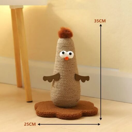 V888-ELOSUNG27113-202504221130-00.jpg Elosung Chick Cat Scratching Post, Sisal Rope – image 1