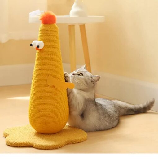 V888-ELOSUNG27114-202504221131-00.jpg Elosung Chick Cat Scratching Post with Sisal Rope – image 1