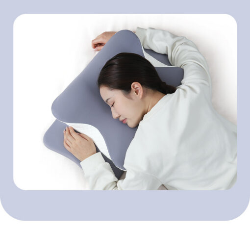 Elosung Butterfly Memory Foam Pillow, Light Pink – image 6