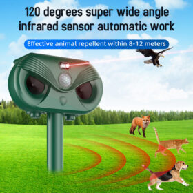 Elosung Solar Animal Repeller with Motion Sensor – image 1