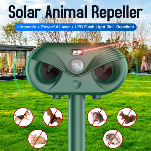 Elosung Solar Animal Repeller with Motion Sensor – image 2