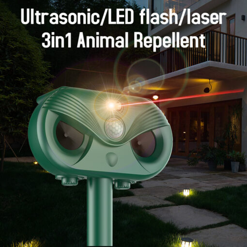 Elosung Solar Animal Repeller with Motion Sensor – image 3
