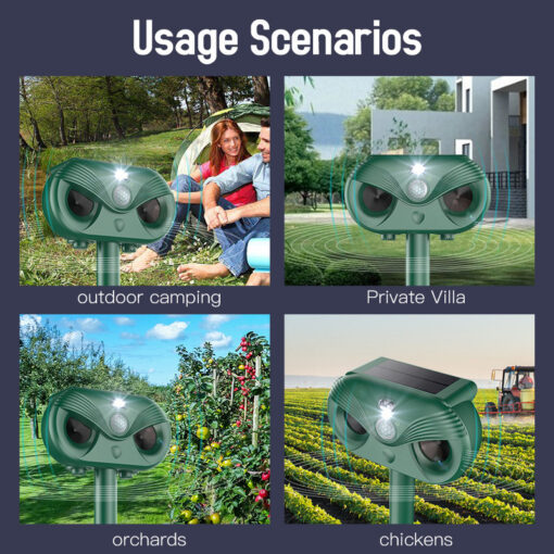 Elosung Solar Animal Repeller with Motion Sensor – image 4