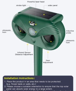 Elosung Solar Animal Repeller with Motion Sensor - Image 7