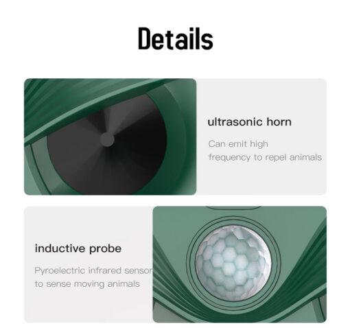 Elosung Solar Animal Repeller with Motion Sensor – image 8