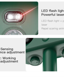 Elosung Solar Animal Repeller with Motion Sensor - Image 9