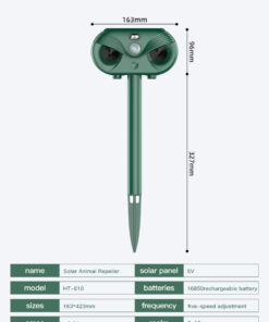 Elosung Solar Animal Repeller with Motion Sensor - Image 10