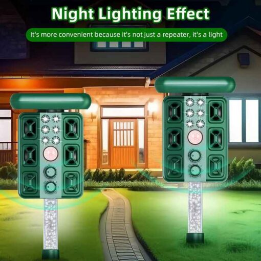 Elosung Solar Animal Repeller with Motion Sensor – image 2