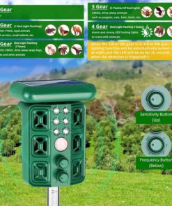 Elosung Solar Animal Repeller with Motion Sensor - Image 4