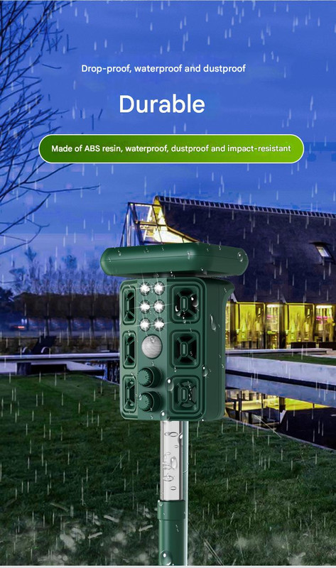 Elosung Solar Animal Repeller with Motion Sensor – image 5