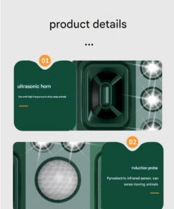Elosung Solar Animal Repeller with Motion Sensor - Image 7