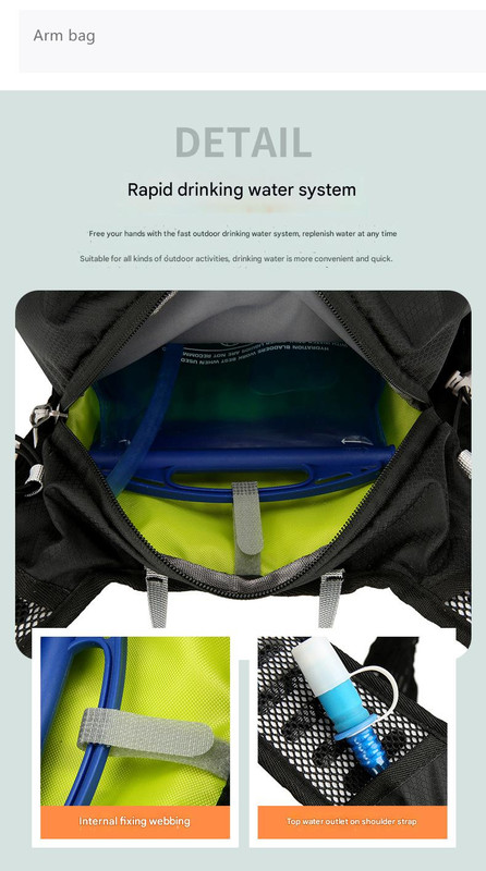 Elosung 16L Cycling Backpack with Reflective Strips – image 4