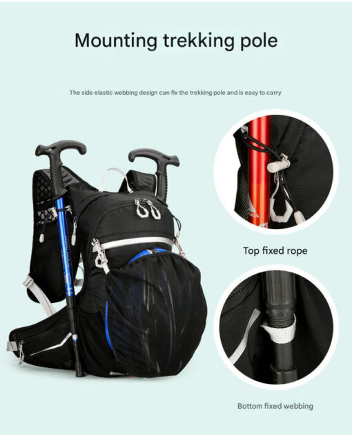 Elosung 16L Cycling Backpack with Reflective Strips – image 5