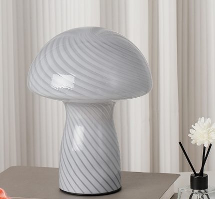 V888-ELOSUNG28091-202504281341-00.png Elosung Mushroom Table Lamp with Retro Swirl Glass – image 1