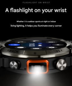 Elosung Outdoor Smartwatch with Flashlight - Image 4