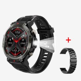 Elosung Outdoor Smartwatch with Flashlight – image 1